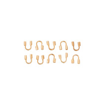 " Zlatka" Протектор для тросика FMK- Y01 4. 5 х 4 мм 10 шт 02 под золото