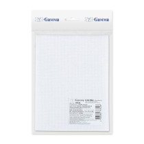 Канва K04L " Gamma" Aida №14 92% хлопок, 8% терилен 30 х 40 см ± 2 см белый с перламутровым люрексом