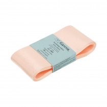 Лента атласная 50 мм ( 2 ") "Gamma" ФАСОВКА 5.4 м №007 персиковый