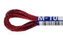 Нитки для вышивания " Gamma" мулине NM металлик 100% полиэстер 8 м М- 10 красный