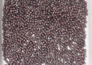 Бисер Япония круглый 11/0 10г 0367 черный алмаз/розовый, окрашенный изнутри